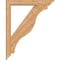 Ekena Millwork Funston Traditional Smooth Bracket w/ Offset Brace, Western Red Cedar, 5 1/2"W x 34"D x 42"H BKT0604X34X42FST01SWR - alternate 4